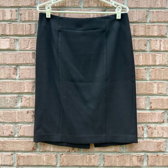 LOFT Black Pencil Skirt Knee-Length Work Style - Picture 1 of 6